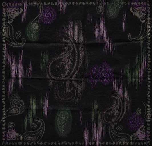 OBSCURA PAISLEY BANDANA PURPLE